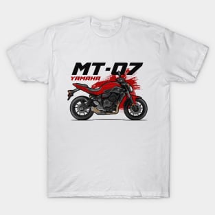 MT-07 - Red T-Shirt